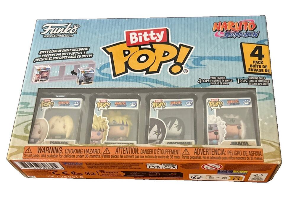 Funko Bitty Pop! Naruto Shippuden Tsunade Set Series 2 Brand New